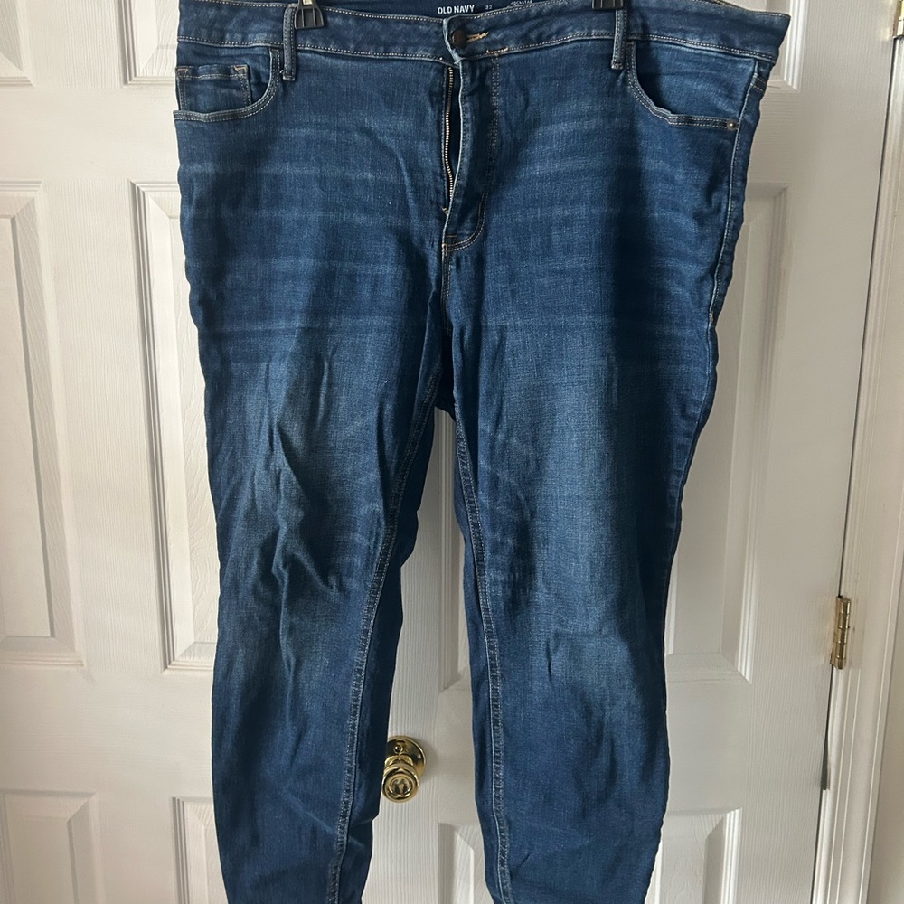 Old Navy High-Rise Super Skinny Jeans - Blue